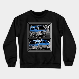 Jdm delica comic style 1 Crewneck Sweatshirt